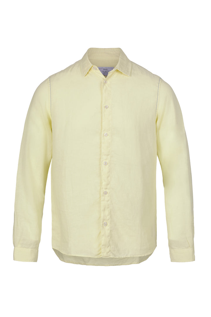 Mr Linen Lemon Shirt