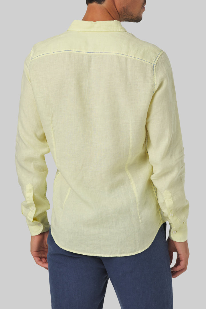 Mr Linen Lemon Shirt
