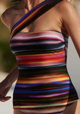 Sophie Deloudi-Mara Psychedelic Black One piece-Justbrazil