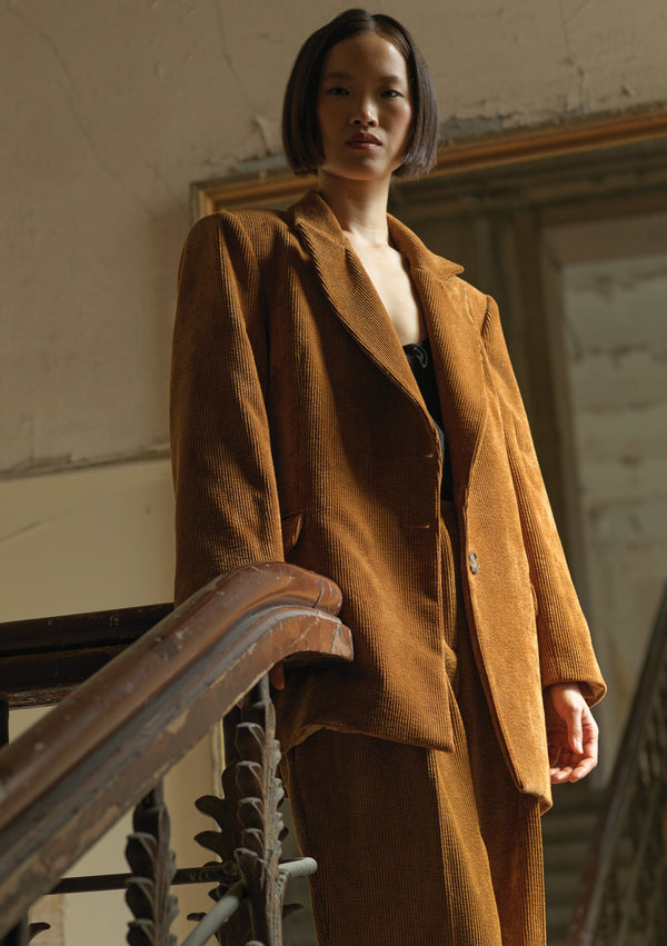 MILLA-TROUSERS-CELINA BROWN TROUSERS-JUST BRAZIL