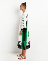 Kori-Nakuru White Green Black Dress-Justbrazil