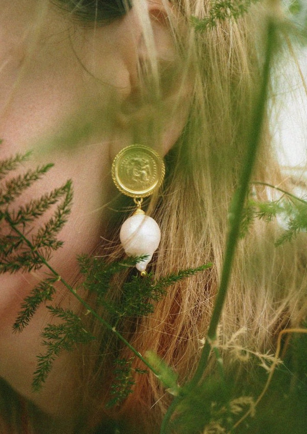 HERCULES LOST SEA PIN EARRINGS - JUSTBRAZIL