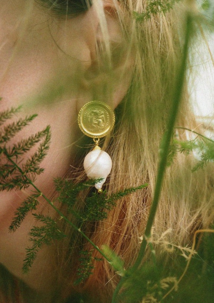 HERCULES LOST SEA PIN EARRINGS - JUSTBRAZIL