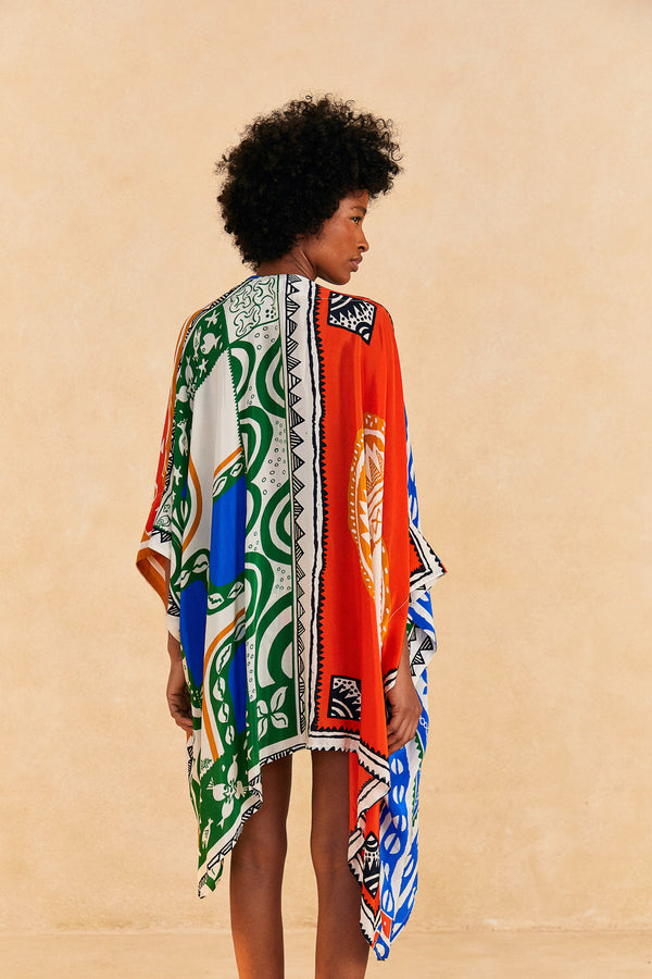 Farm Rio-Kimono-Pitta Colors Off-White Kimono-Just Brazil