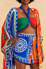 Farm Rio-Shorts-Pitta Colors Off-White Shorts-Just Brazil