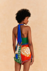 Farm Rio-Shorts-Pitta Colors Off-White Shorts-Just Brazil