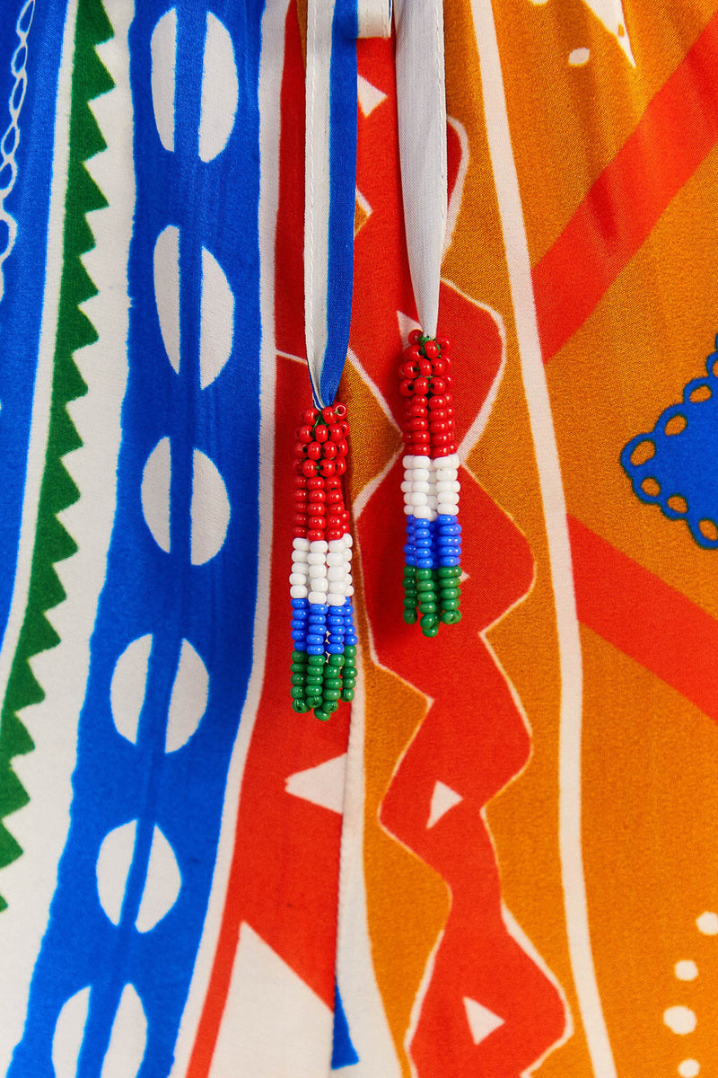 Farm Rio-Shorts-Pitta Colors Off-White Shorts-Just Brazil