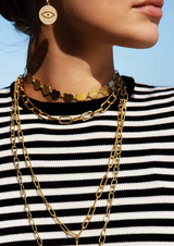 Antonia Karra-Dock Chain Short Necklace-Justbrazil