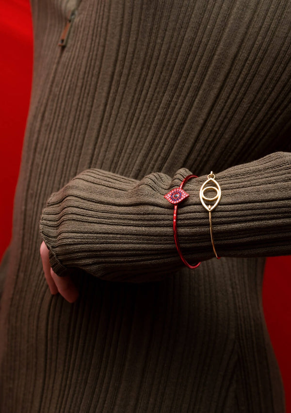 MARIANNA LEMOS-BRACELET-RED EYE BANGLE-JUST BRAZIL