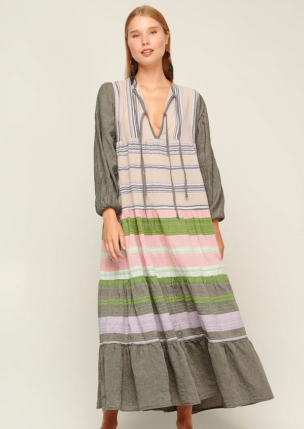 PEARL SS22-BERTHE STRIPED DRESS-JUSTBRAZIL