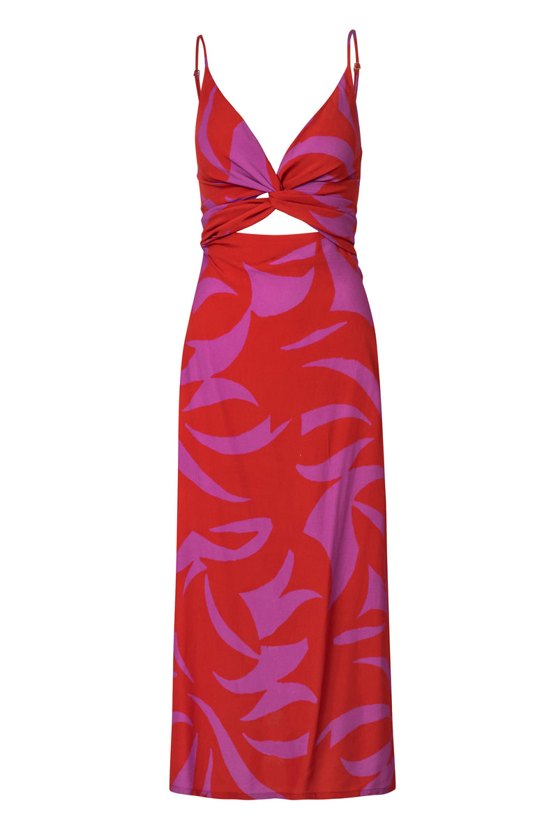 Cala de la Cruz-Sabina Gammimaagenta Dress-Justbrazil