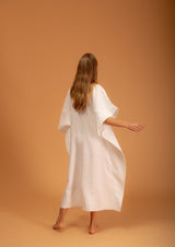 Galeria-Santos White Snake Kaftan-Justbrazil