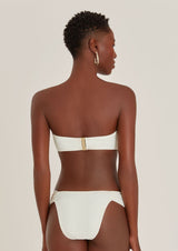 Lenny Niemeyer-Geometric Bandeau White Bikini-Justbrazil