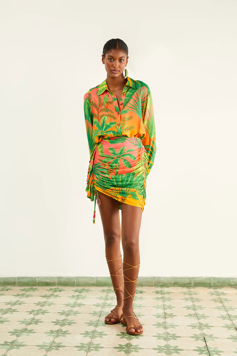 Farm Rio-Shirt-Sunrise Scenario Shirt-Just Brazil