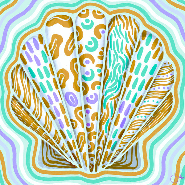Emmanuelle-Seashell Scarf-Scarf-Justbrazil