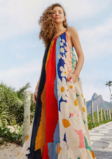 Farm rio -Super Fun Daisy Maxi Dress-Justbrazil