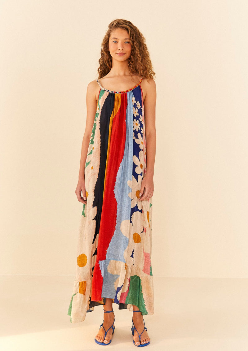 Farm rio -Super Fun Daisy Maxi Dress-Justbrazil