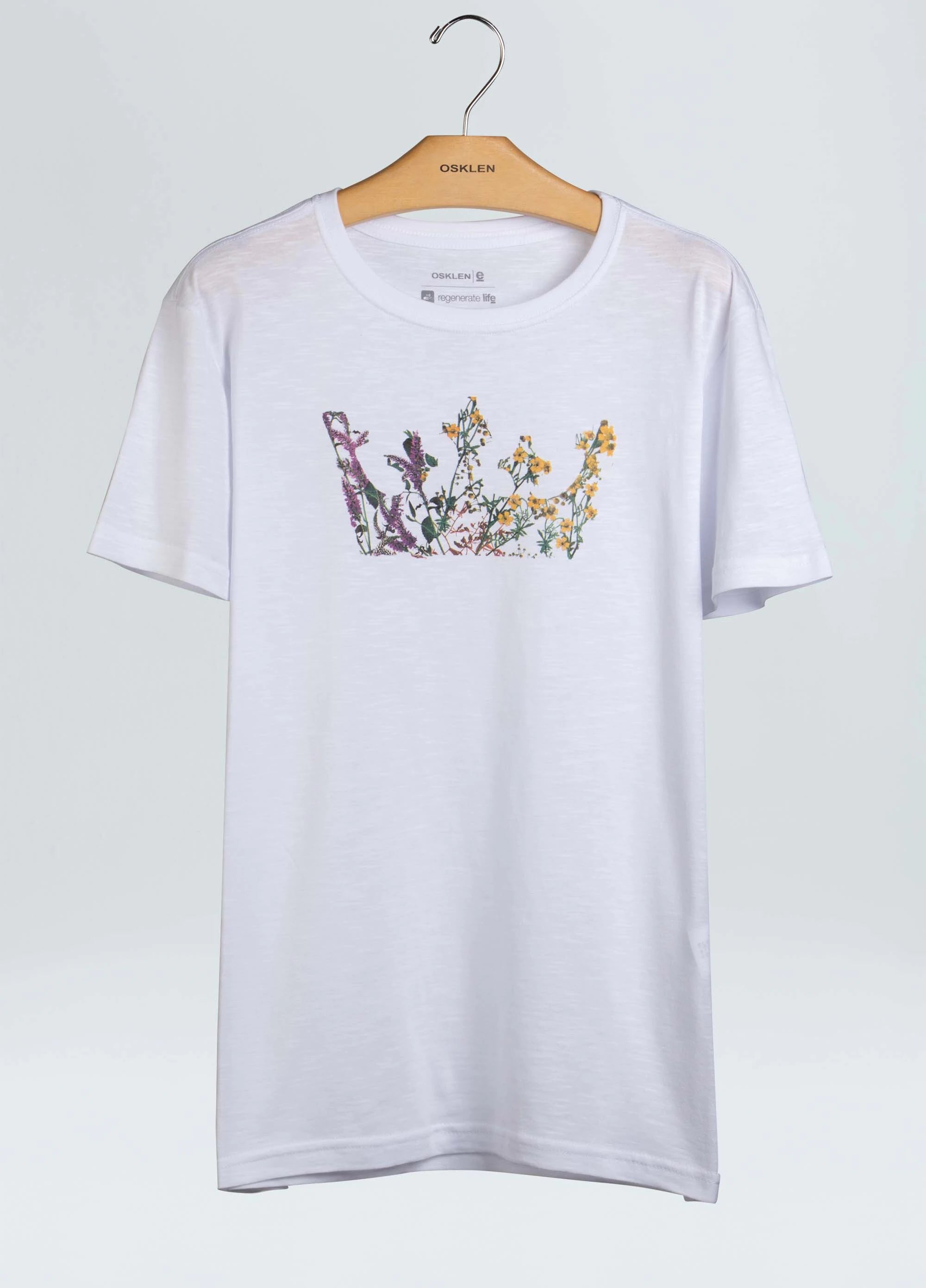 Osklen-T-Shirt Organic Rough Flower Crown-Justbrazil
