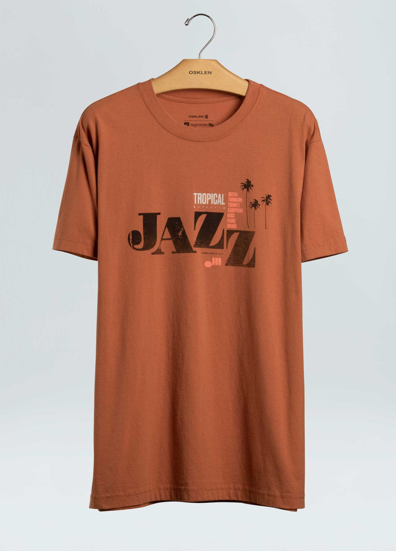 Osklen-T-Shirt Vintage Tropical Jazz-Justbrazil