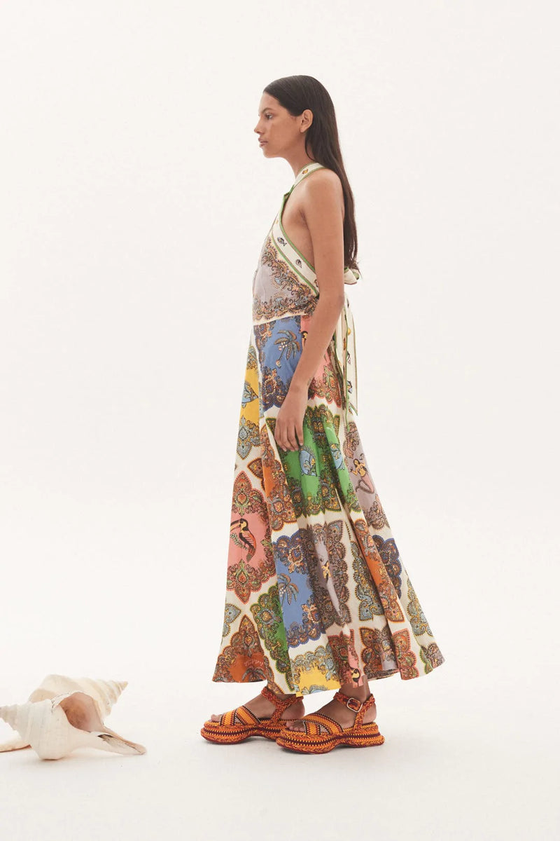 Alemais-Trippy Troppo Halter Midi Dress-Justbrazil