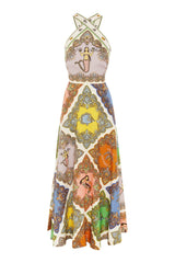 Alemais-Trippy Troppo Halter Midi Dress-Justbrazil