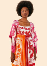 Farm Rio-Tropical Dream Midi Dress-Justbrazil