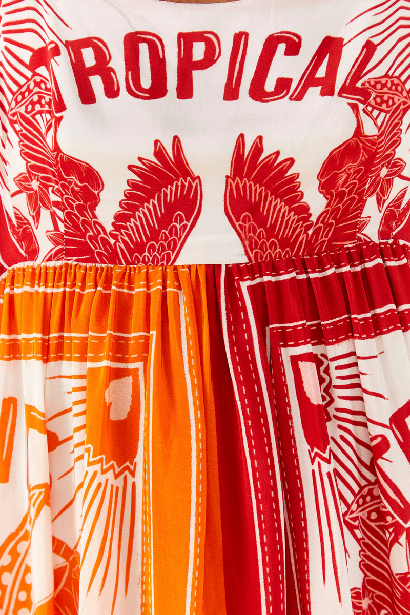 Tropical Dream Midi Dress