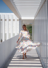 Galeria-Una Colour Stripes Dress-Justbrazil