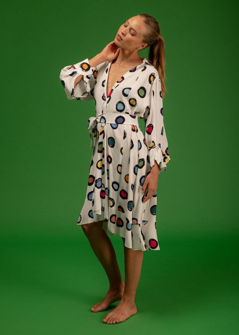 Galeria-Unagi Colour Peas Dress-Justbrazil