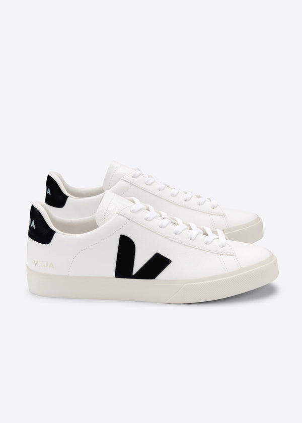 Veja-Campo Chromefree Leather White Black-Justbrazil