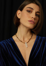 JustBrazil-Necklace-Fornax Crystal Ematite Necklace-Just Brazil