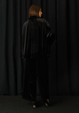 Pedras Black Velvet Trousers