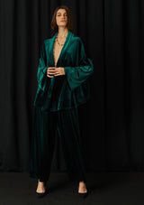 Pedras Green Velvet Trousers