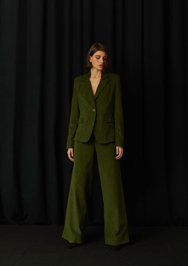 JustBrazil-Trousers-Romero Corduroy Khaki Trousers-Just Brazil