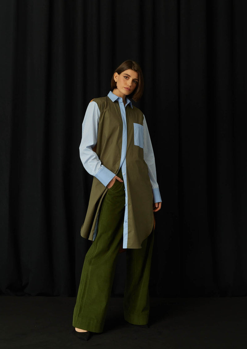 JustBrazil-Shirtdress-Positano Patchwork Lily Shirtdress-Just Brazil