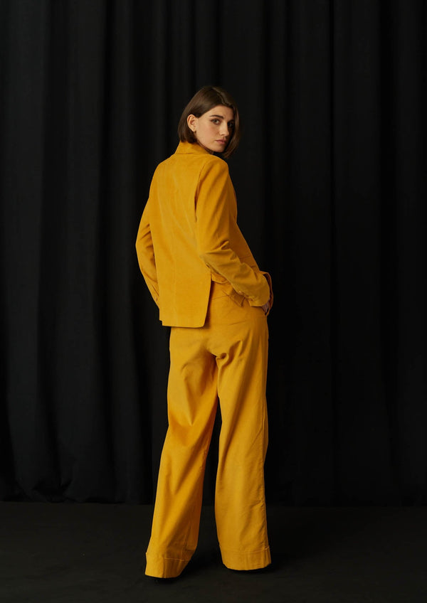 JustBrazil-Trousers-Romero Corduroy Yellow Trousers-Just Brazil