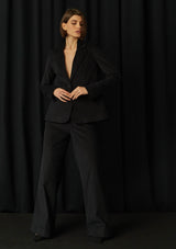 Romero Corduroy Black Trousers