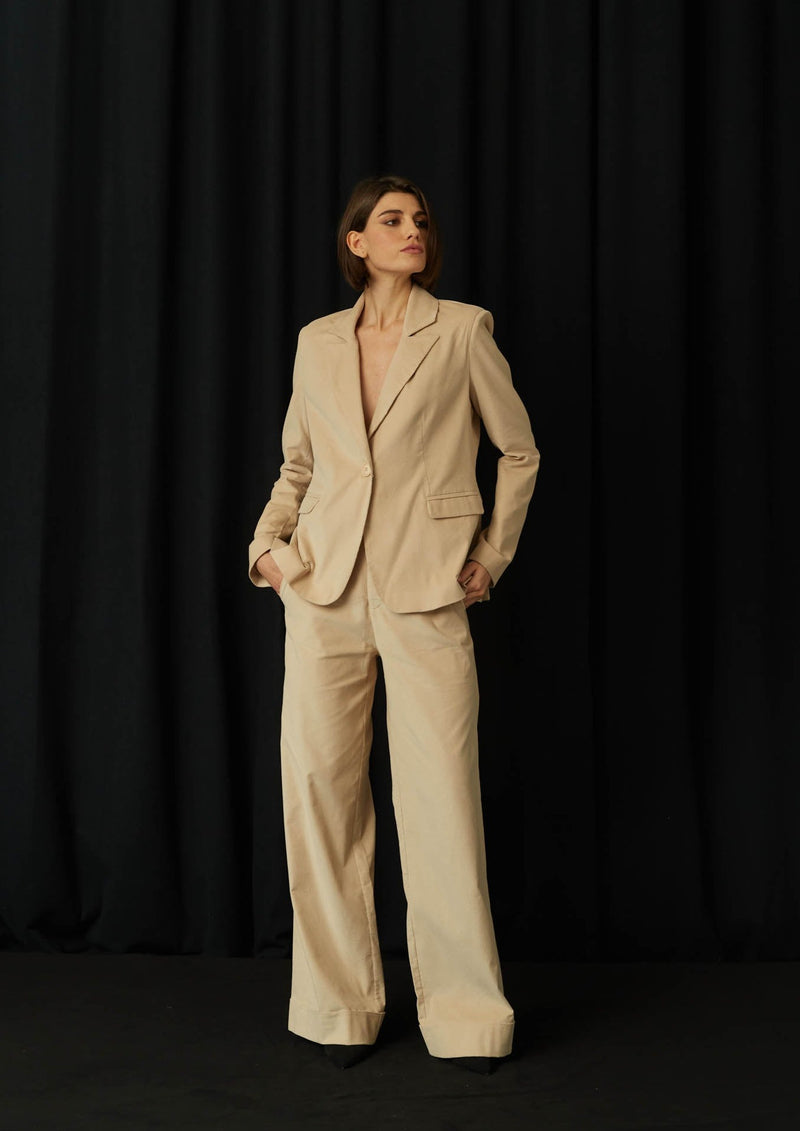 JustBrazil-Trousers-Romero Corduroy Vanilla Trousers-Just Brazil