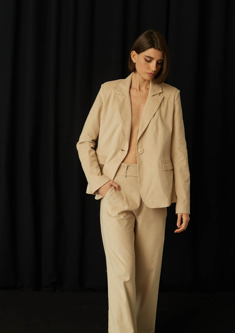JustBrazil-Trousers-Romero Corduroy Vanilla Trousers-Just Brazil