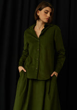 JustBrazil-Shirt-Rivera Corduroy Khaki Shirt-Just Brazil