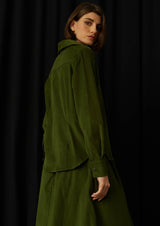 JustBrazil-Shirt-Rivera Corduroy Khaki Shirt-Just Brazil