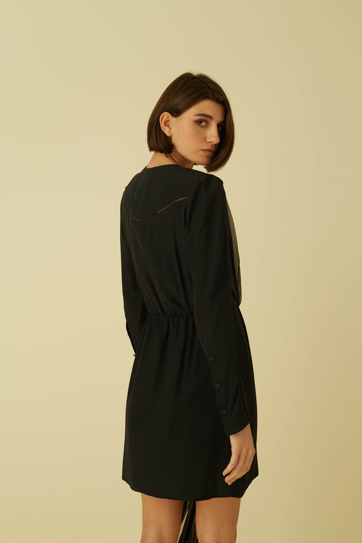 Lysia Black Dress