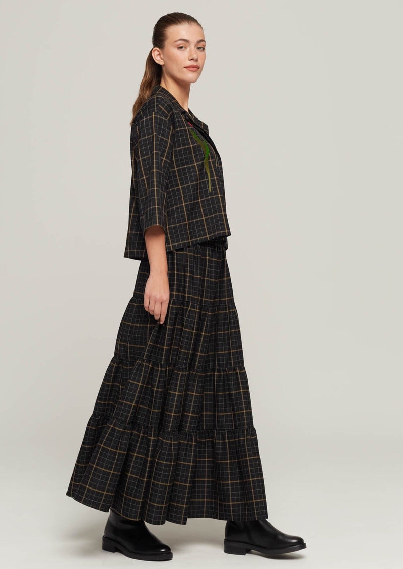 JUSTBRAZIL-SKIRT-ITAU BLACK KARO SKIRT-JUST BRAZIL