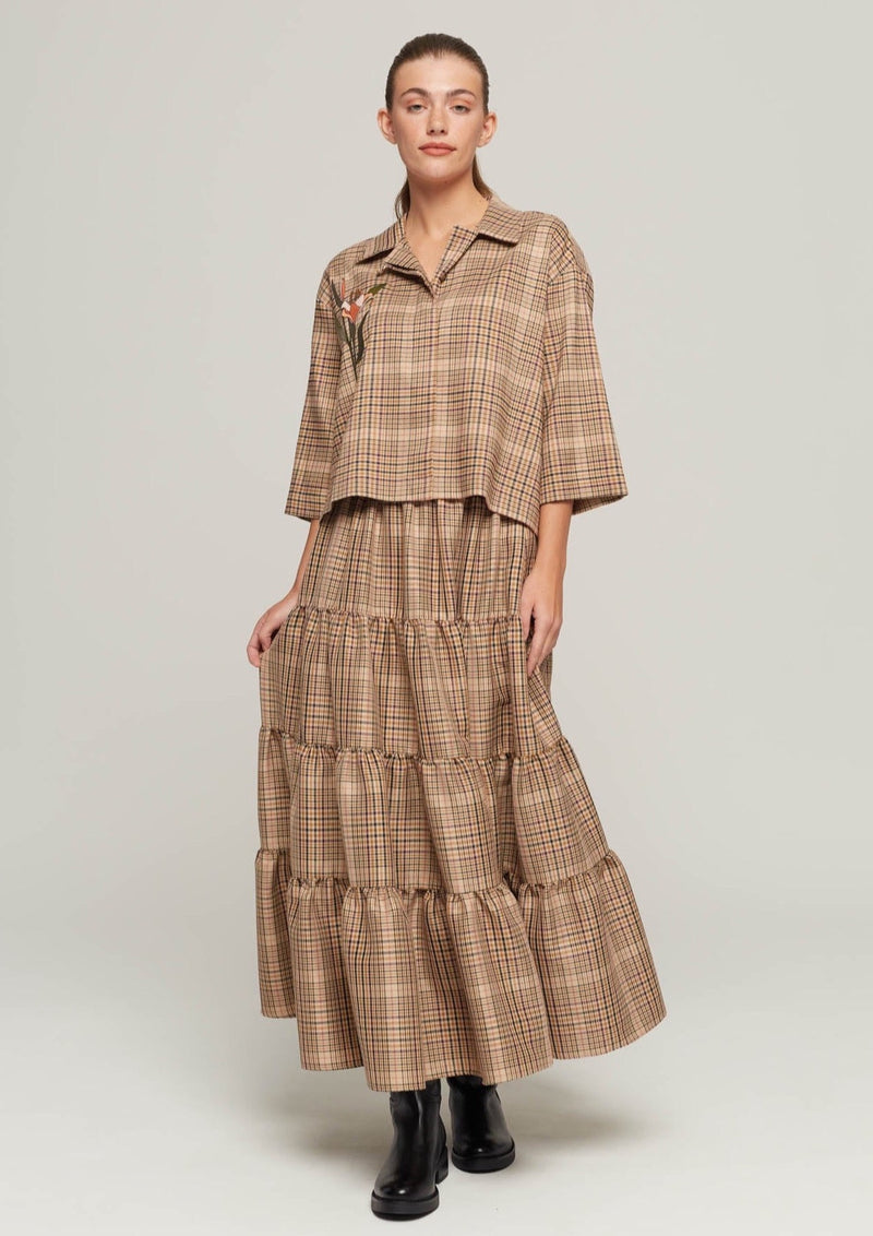 JUSTBRAZIL-SKIRT-ITAU KARO BEIGE SKIRT-JUST BRAZIL