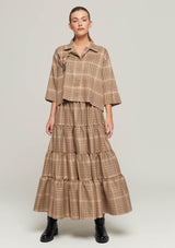 JUSTBRAZIL-SKIRT-ITAU KARO BEIGE SKIRT-JUST BRAZIL