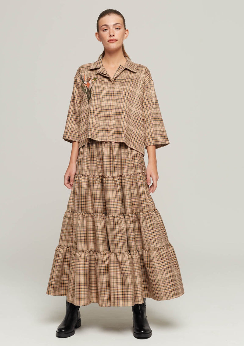 JUSTBRAZIL-SKIRT-ITAU KARO BEIGE SKIRT-JUST BRAZIL