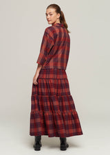 JUSTBRAZIL-SKIRT-ITAU ORANGE KARO SKIRT