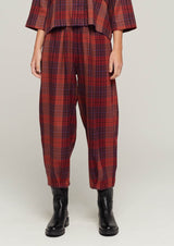 JUSTBRAZIL-TROUSERS-VIRADOURO ORANGE KARO TROUSERS-JUST BRAZIL