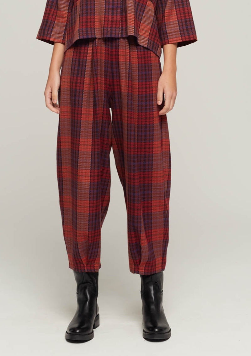 JUSTBRAZIL-TROUSERS-VIRADOURO ORANGE KARO TROUSERS-JUST BRAZIL