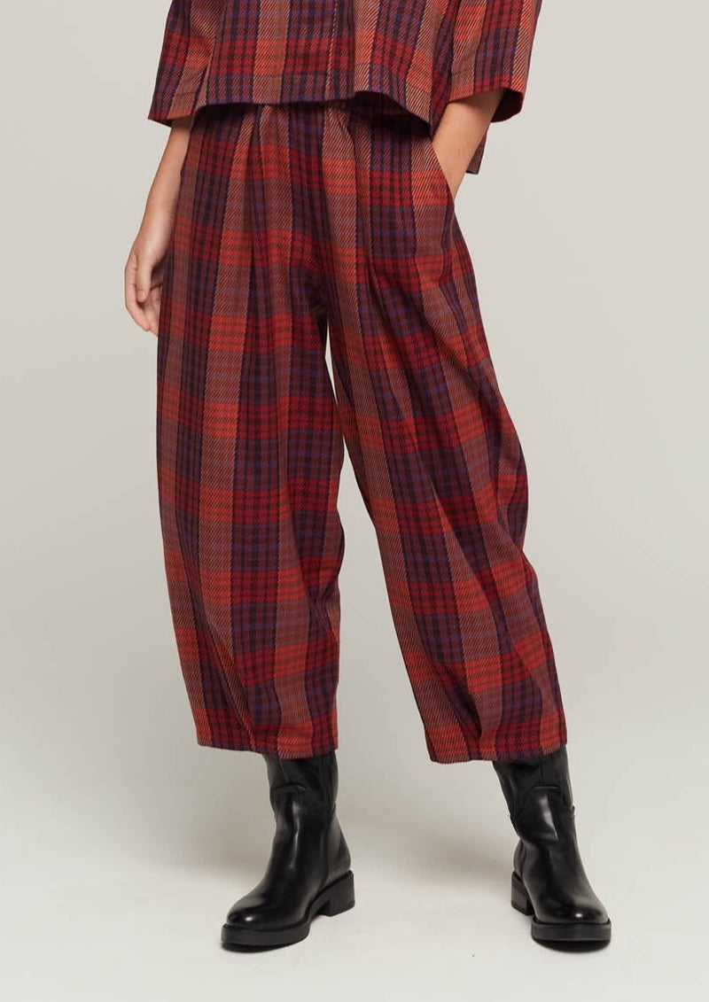 JUSTBRAZIL-TROUSERS-VIRADOURO ORANGE KARO TROUSERS-JUST BRAZIL
